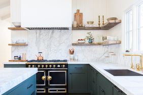Amber Interiors Green Kitchen