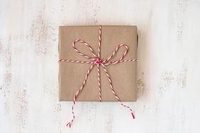 Care package ideas - box with string