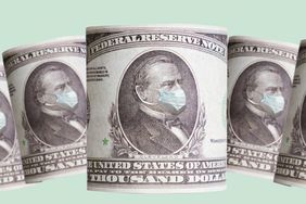 Stimulus check scams - how to protect your finances and information (dollar bill with mask)