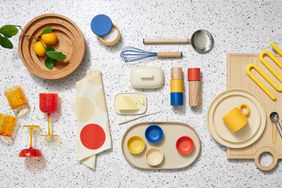 Crate & Barrel Collaboration with Molly Baz, colorful kitchen tools