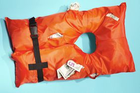 Emergency fund - guide, tips, and more (life jacket with money)