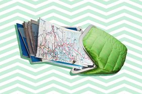 How to Travel for (Nearly) Free, maps in wallet