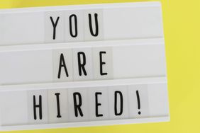 you are hired message