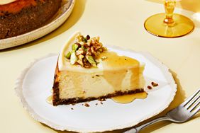 Pistachio-Walnut Cheesecake