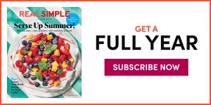 Real Simple magazine subscription promotion image