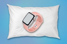 How to Understand Your Sleep Tracker: apple watch on a pillow