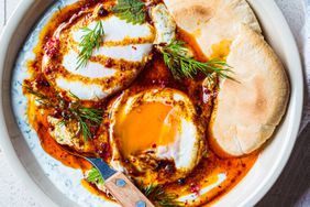 air-fryer-poached-eggs-GettyImages-1341503329