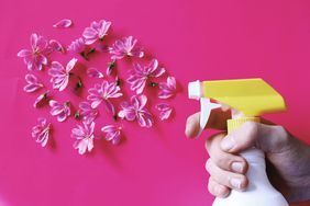 Spring Clean Your House Without Chemicals, spray bottle and flowers